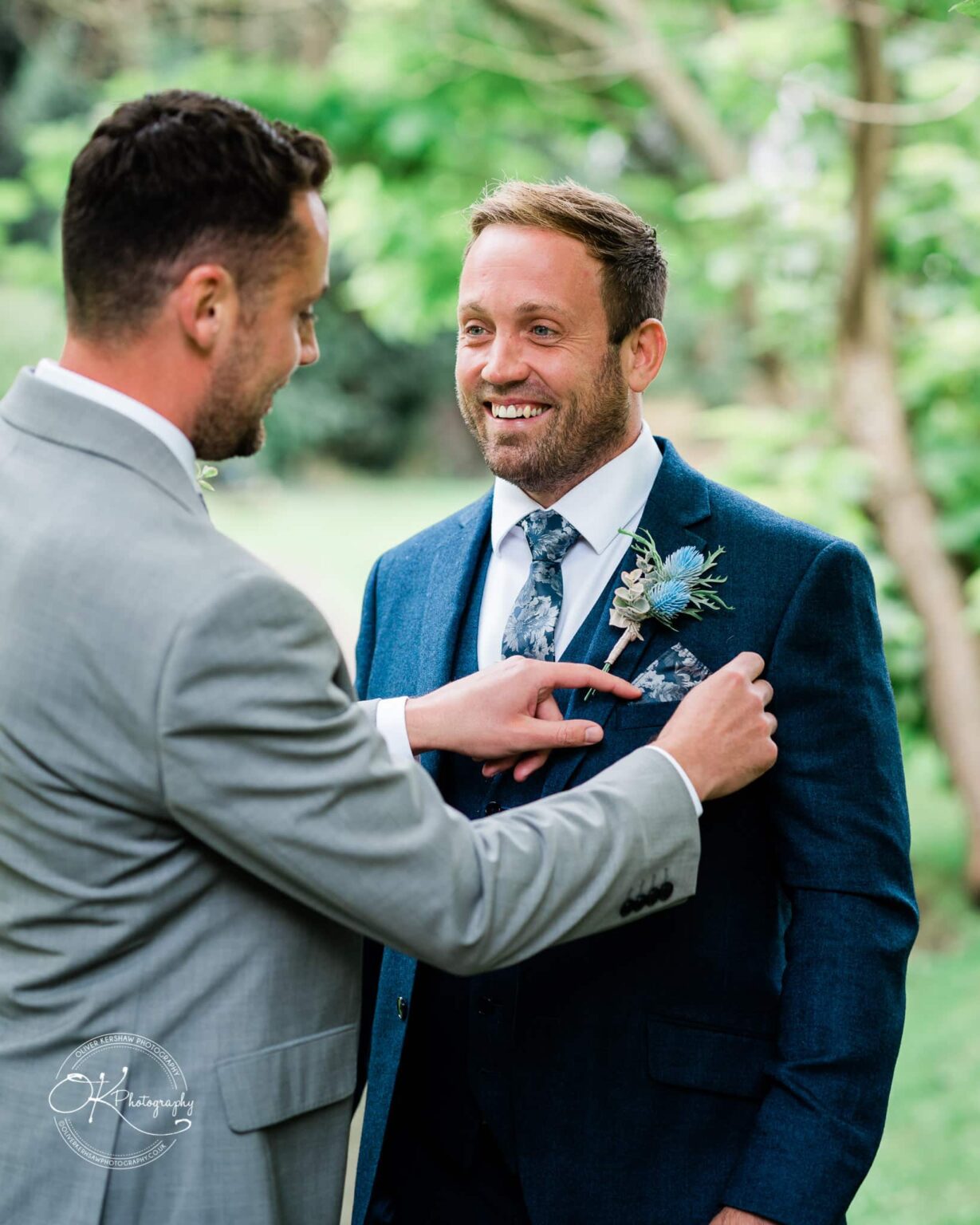 Buttonhole on the groom Buttonhole on the groom