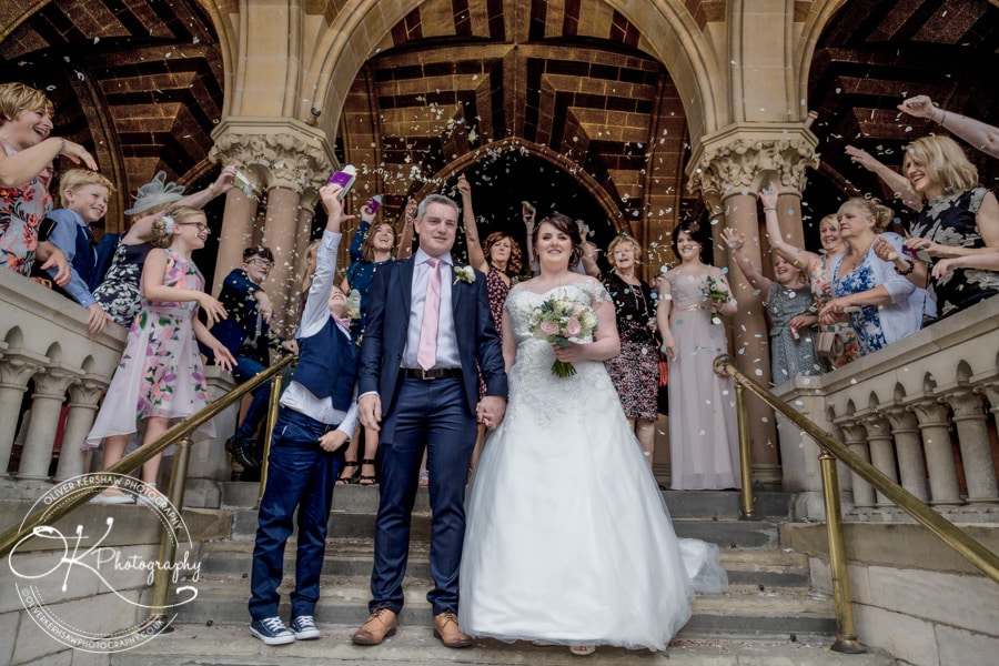 Confetti at Guildhall Confetti at Guildhall