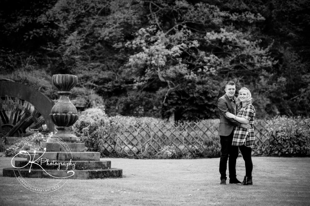 Couple in the garden Couple in the garden