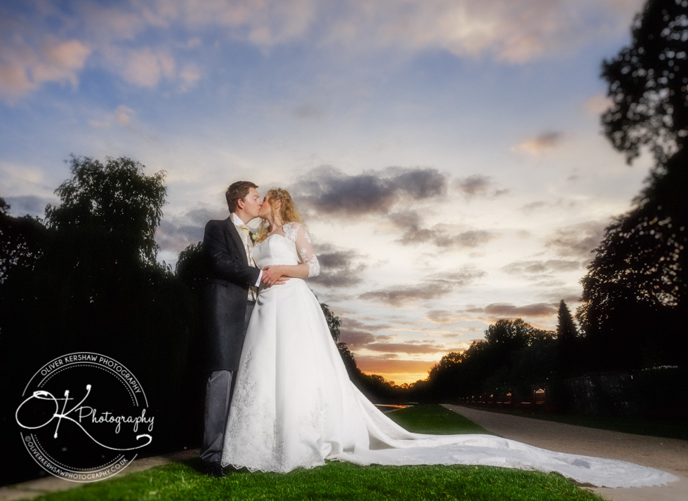 Dreamy kiss at Sunset