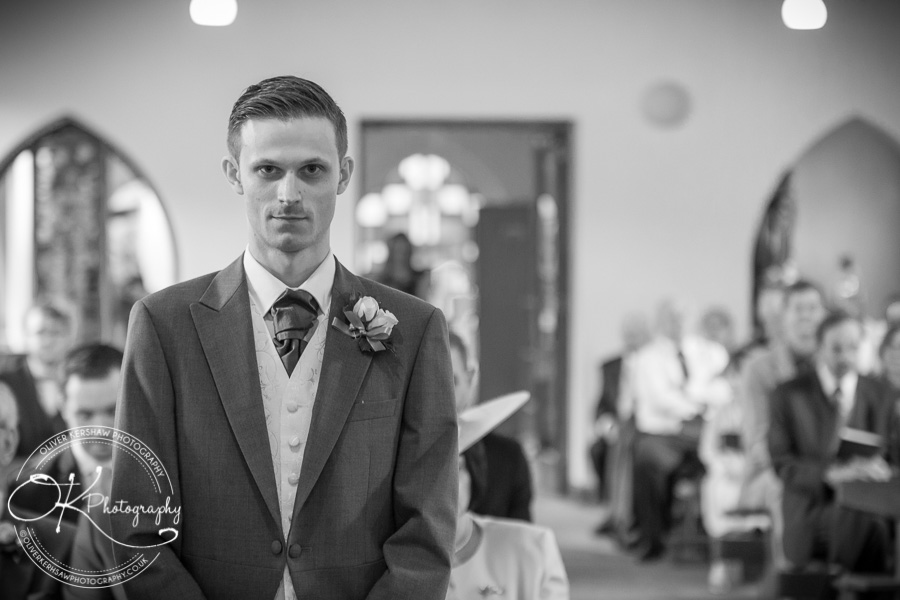 Groom at the altar Groom at the altar