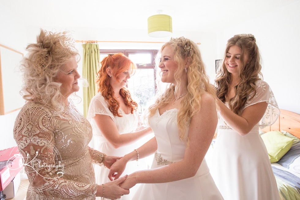 The Bride and her mother