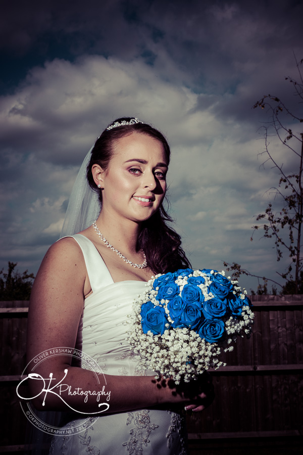 Bride in the clouds