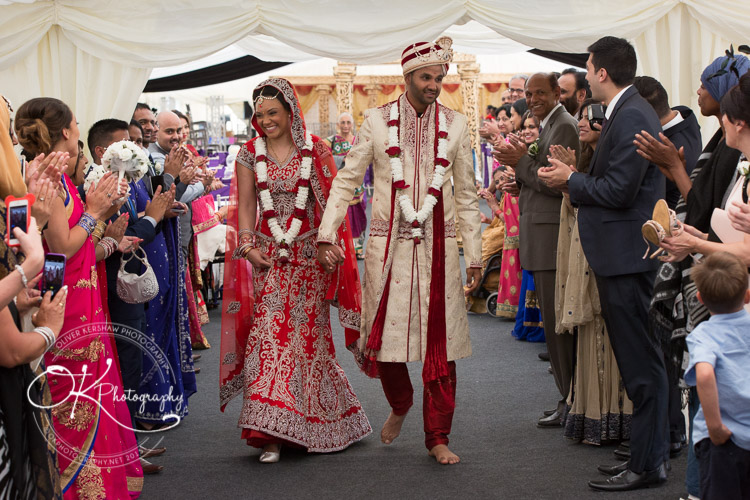 Newly married couple