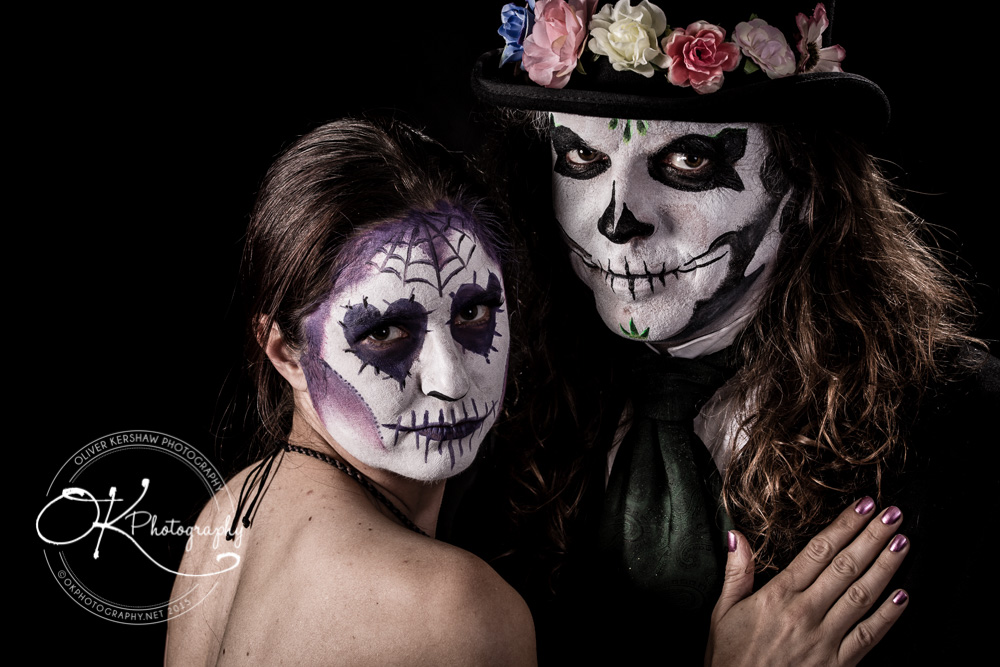 sugar skull couple sugar skull couple