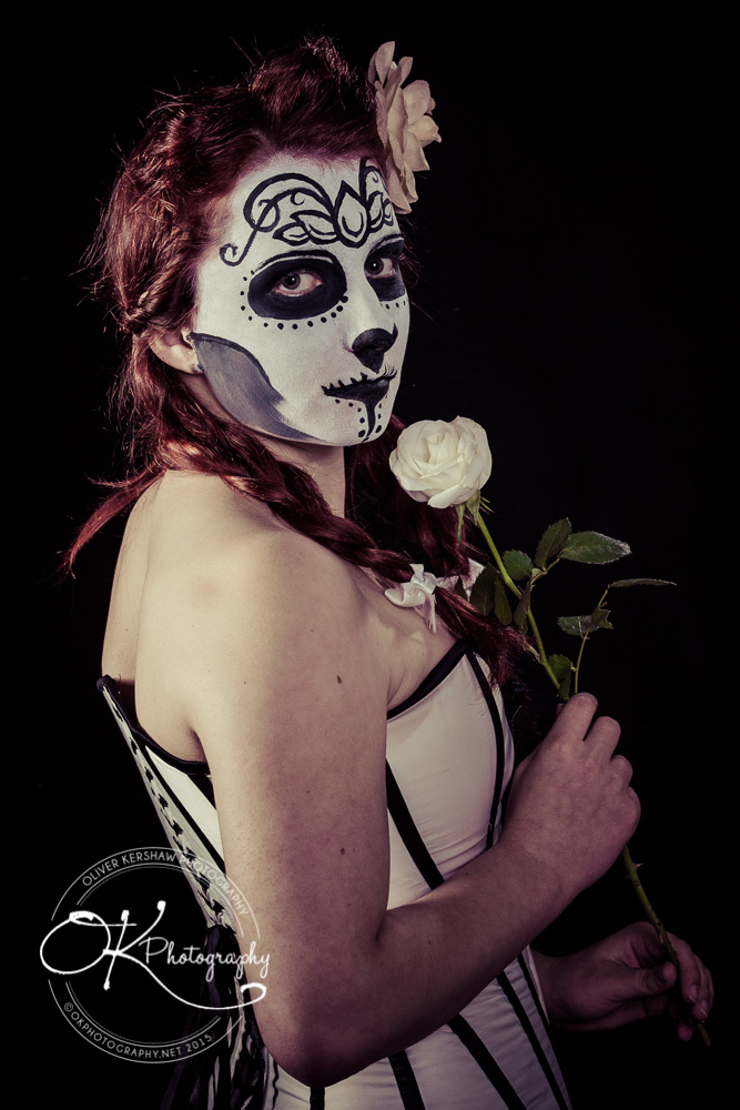 Sugar skull girl with Rose Sugar skull girl with Rose