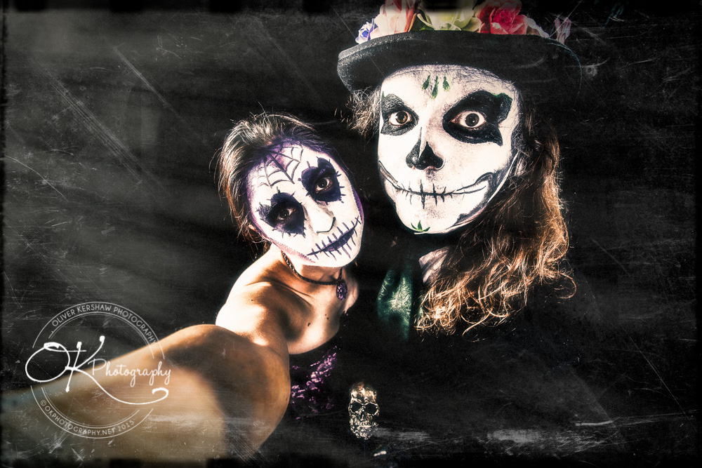 Sugar skull selfie Sugar skull selfie